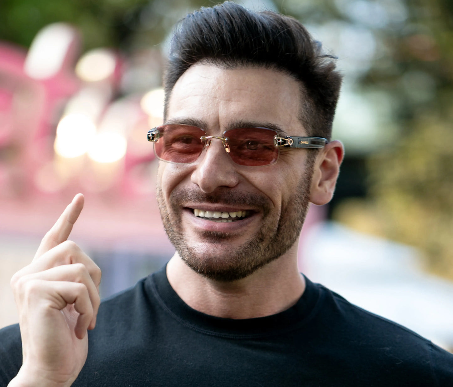 Aura Audio Glossy Black Frame Energy Lenses