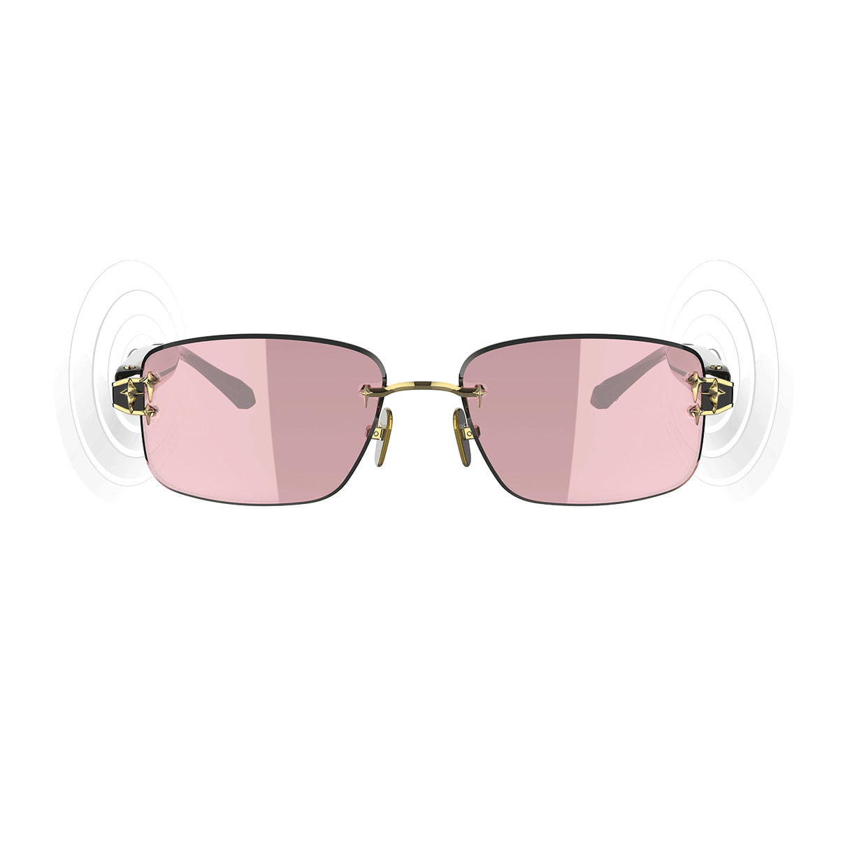 Aura Audio Calm Black Gold Instant Color Changing Sunglasses – Chamelo