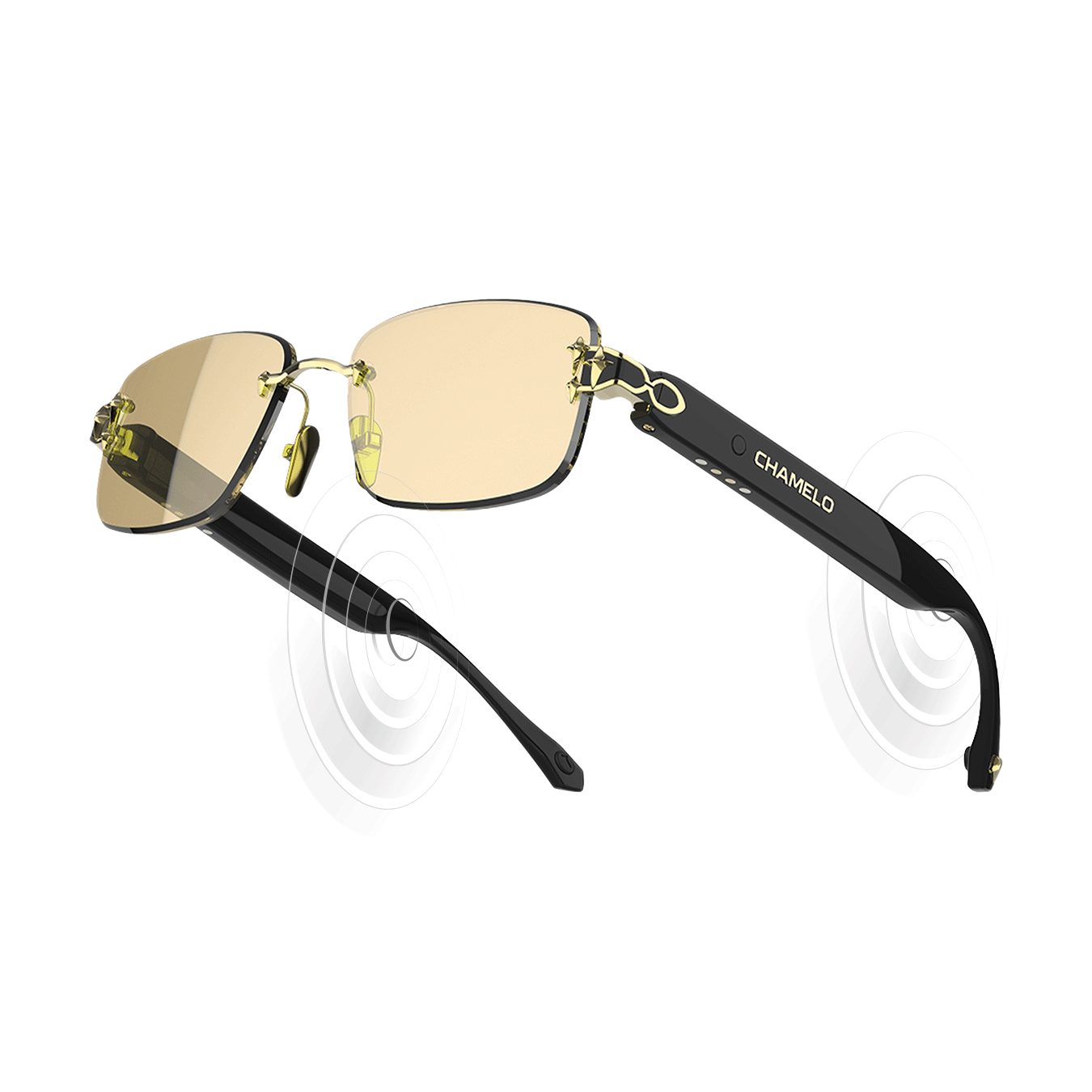 Aura Audio Glossy Black Frame Energy Lenses