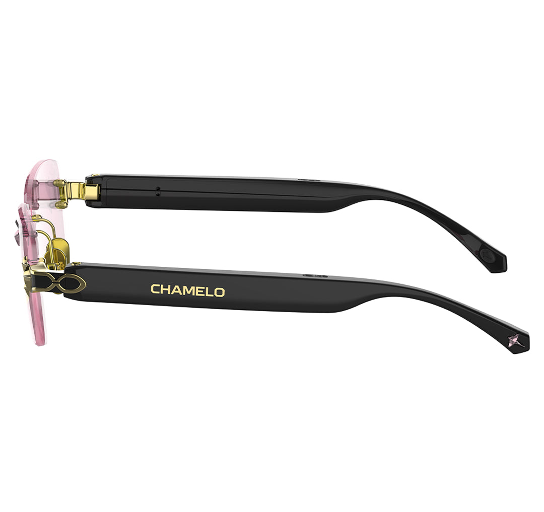 Aura Glossy Black Frame Energy Lenses