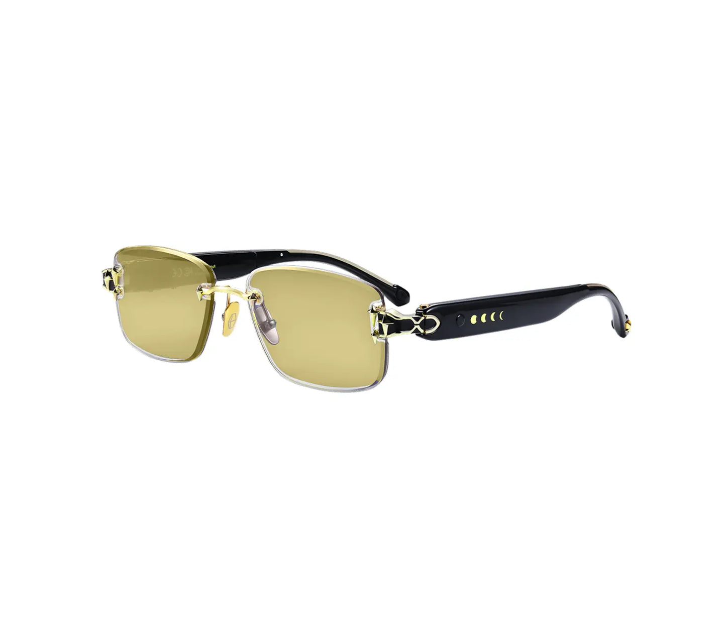 Aura Glossy Black Frame Energy Lenses