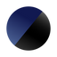 Obsidian Frame | Alpha Blue Lens