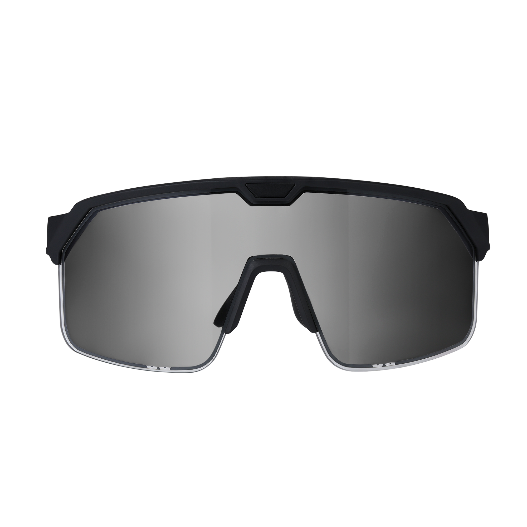 CHAMELO Music Shield Smart Audio Sunglasses – Matte Black Frame, Fire Lenses | Open-Ear Bluetooth Glasses For Men & Women With Electronic Tint Control, Sweat Proof, Sports Eyewear, 100% UV Protection